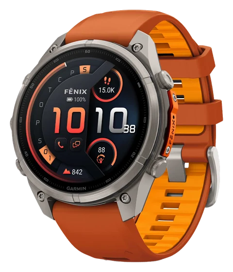 Garmin fēnix 9 Pro inReach 47 mm — Autumn Orange