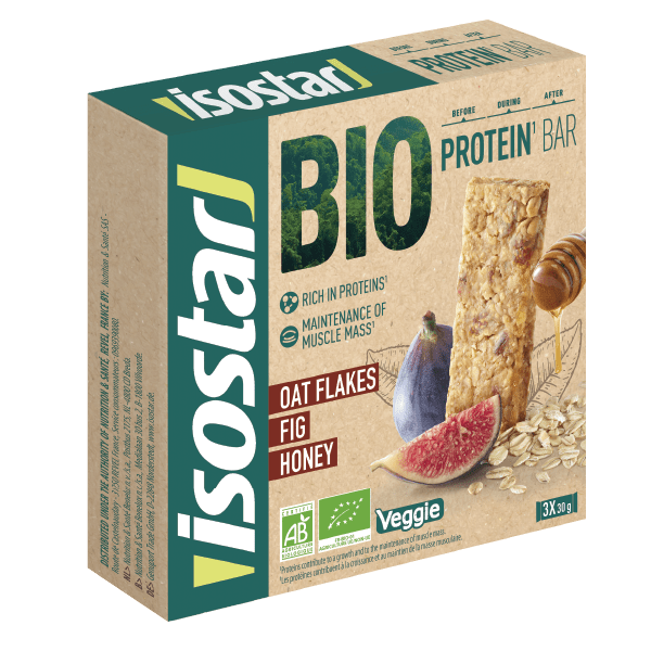 Isostar BIO Protein Fig Honey Bars 3x30g