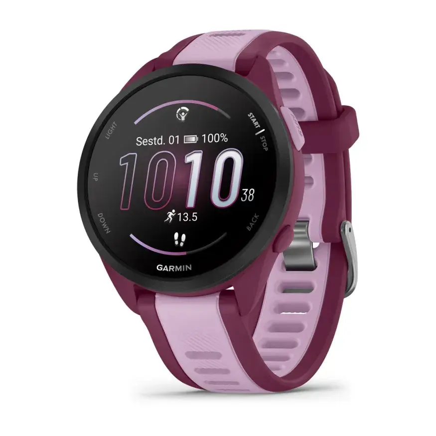 Garmin Forerunner 165 Music Berry Lilac Uogų/ alyvinė