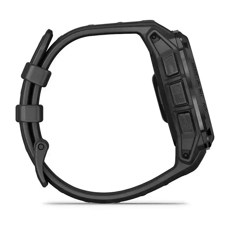 Garmin Instinct 3 Solar Tactical Edition 50 mm Juodas su juodu laikrodžio ciferblatu - saulės