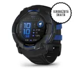 Garmin Instinct 3 Amoled Black Bolt Blue 50 mm - Multisportas
