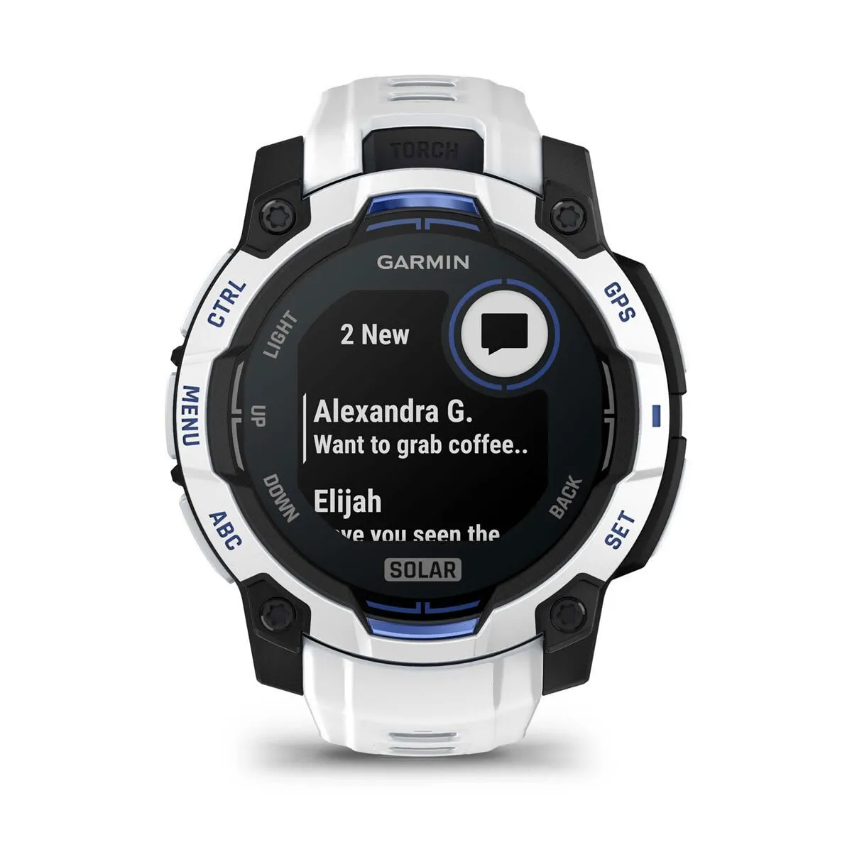 Garmin Instinct 3 Solar Whitestone