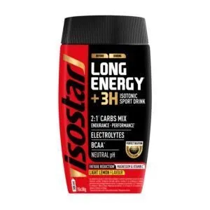Isostar Long Energy Lemon milteliai 570g - Izotoniniai gėrimai