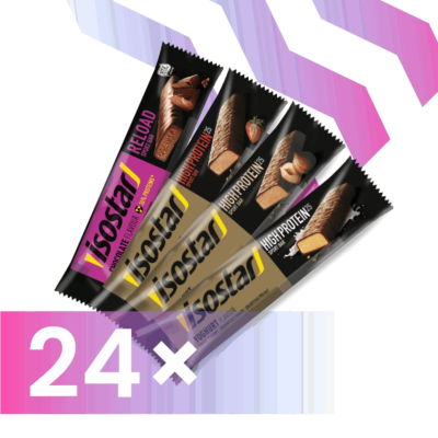 Isostar baltymų batonėliai x 24