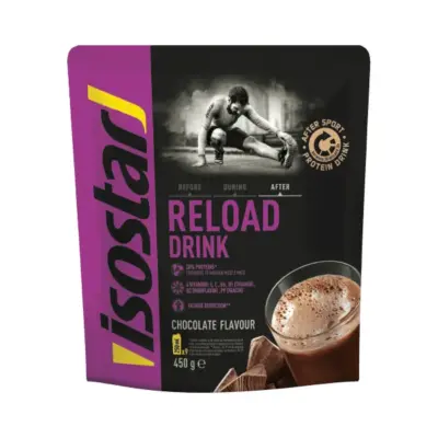 Isostar After Sport Reload Chocolate milteliai 450g