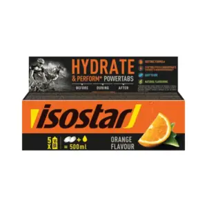 Isostar tabletės Hydrate & Perform Powertabs Orange (10x12g)