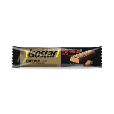 Isostar batonėlis High Protein 25 Strawberry 35g