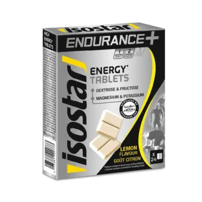 Isostar tabletės Endurance+ Energy Lemon (24x4g)