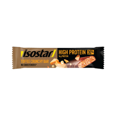 Artboard-32 Isostar batonėlis High Protein 30 Toffee Crunchy 55g