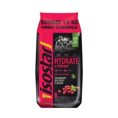 Isostar Ecosize Hydrate & Perform Cranberry milteliai 1.5kg