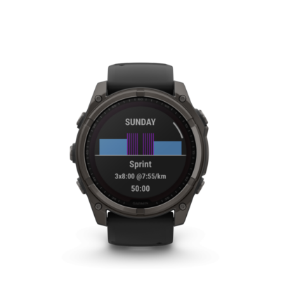 Garmin Fenix 8 Sapphire Solar Carbon Gray Black 51mm