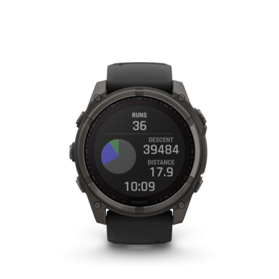 Garmin Fenix 8 Sapphire Solar Carbon Gray Black 51mm
