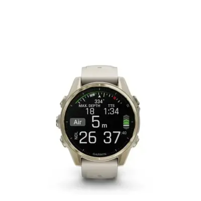 Garmin Fenix 8 AMOLED Sapphire Soft Gold Gray 43mm