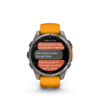 Garmin Fenix 8 AMOLED Sapphire Graphite Orange 47mm