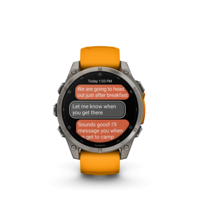 Garmin Fenix 8 AMOLED Sapphire Graphite Orange 47mm