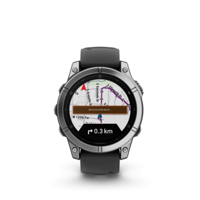 Garmin Fenix E AMOLED Stainless Steel Black 47mm