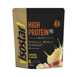 Isostar baltymų milteliai High Protein Banana 400g Isostar baltymų milteliai High Protein Banana 400g