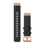 Garmin QuickFit 20 Watch Band Black Nylon Rose Garmin QuickFit 20 Watch Band Black Nylon Rose