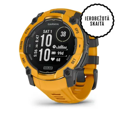 Garmin Instinct 3 Solar Sunburst 50mm