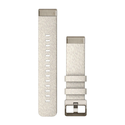 Garmin QuickFit 20 Watch Band Nylon Cream Gold