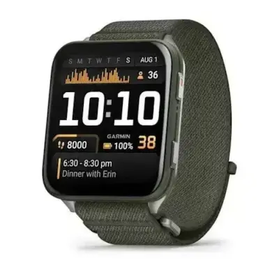 Garmin Venu X1 Titanium Moss