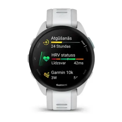 Garmin Forerunner 165 Mist Gray Whitestone