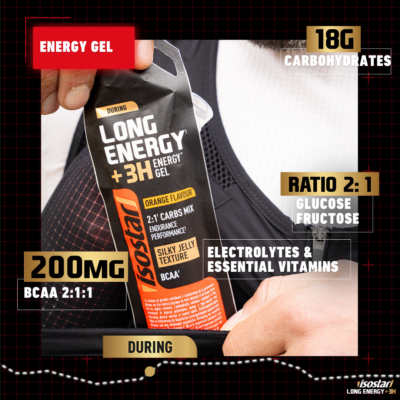 Isostar Long Energy Orange gelis 40g