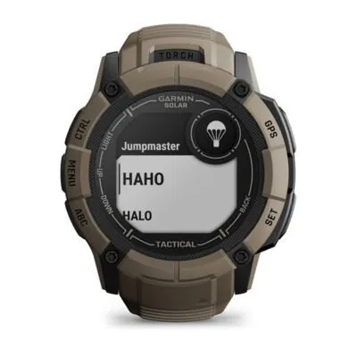 Garmin 010-02805-02 LT Garmin Instinct 2X Solar Tactical Coyote Tan pd-03