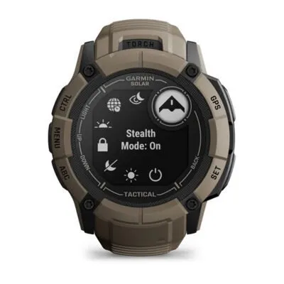 Garmin 010-02805-02 LT Garmin Instinct 2X Solar Tactical Coyote Tan pd-04