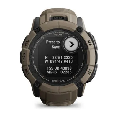 Garmin 010-02805-02 LT Garmin Instinct 2X Solar Tactical Coyote Tan pd-05