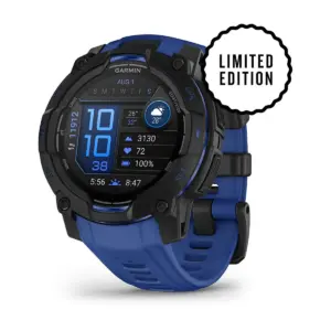 Black Bolt Blue • Instinct 3 • 45 mm • AMOLED
