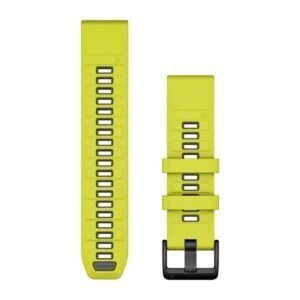 Amp Yellow / grafitas • QuickFit • 22 mm • Silikonas