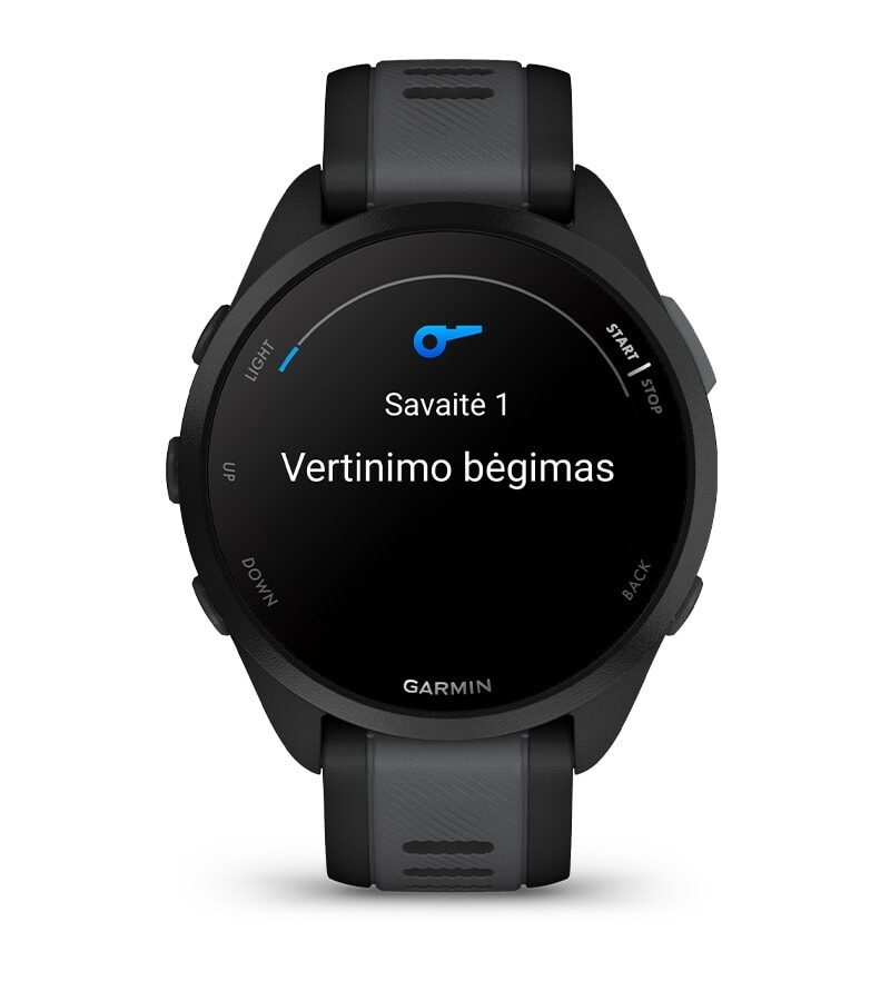 Garmin Forerunner 165 – Treniruokitės su Garmin Coach