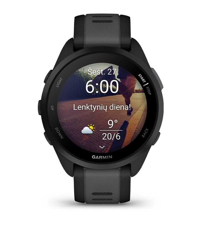 Garmin Forerunner 165 – Pradėkite nuo rytinės ataskaitos
