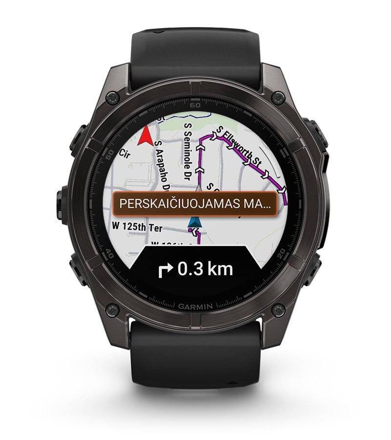 PAGERINTA NAVIGACIJA ŽEMĖLAPYJE