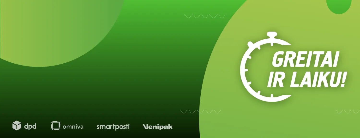 Patikimas pristatymas Jums