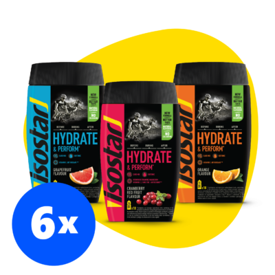 Isostar Hydrate & Perform milteliai 400g x 6