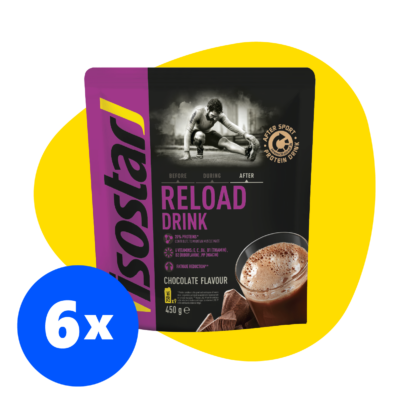 Isostar After Sport Reload Chocolate milteliai x 6