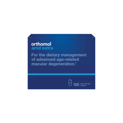 Orthomol AMD Extra, 120 dienos dozių