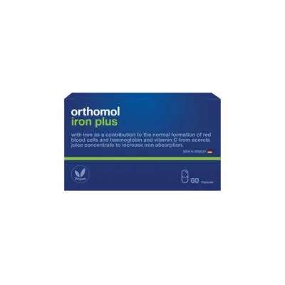 Orthomol Iron Plus, 60 dienos dozių