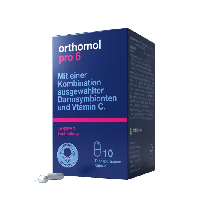 Orthomol Pro 6, 10 kapsulių