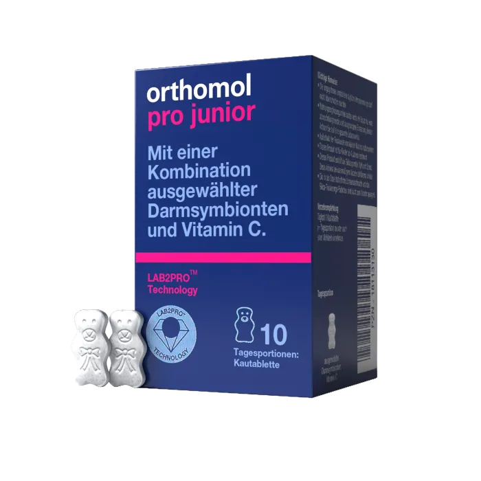 Orthomol Pro Junior, 10 tablečių