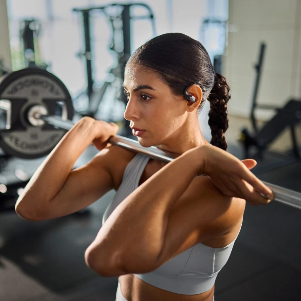 Shokz OpenFit 2+ Black — Technologija, kuri dirba jums