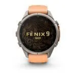 Garmin fēnix 9 Pro inReach 43 mm Titanium / Shell Pink / Autumn Orange Silicone Garmin fēnix 9 Pro inReach 43 mm Titanium / Shell Pink / Autumn Orange Silicone