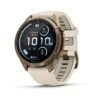 Tamsiai auksinis titanas / kreminė / žalsvai pilka • 43 mm • Fenix 9 Pro inReach AMOLED