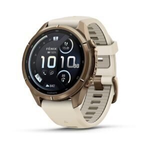 Garmin fēnix 9 Pro inReach 43 mm Autumn Gold Titanium / Cream / French Grey Silicone