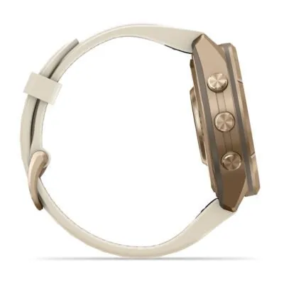 Garmin fēnix 9 Pro inReach 43 mm Autumn Gold Titanium / Cream / French Grey Silicone