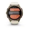 Garmin fēnix 9 Pro inReach 43 mm Autumn Gold Titanium / Cream / French Grey Silicone