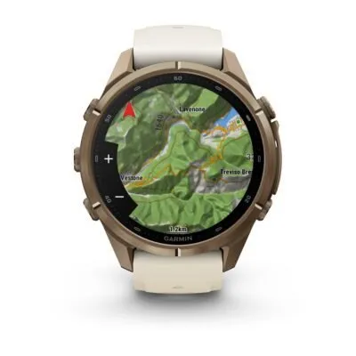 Garmin fēnix 9 Pro inReach 43 mm Autumn Gold Titanium / Cream / French Grey Silicone