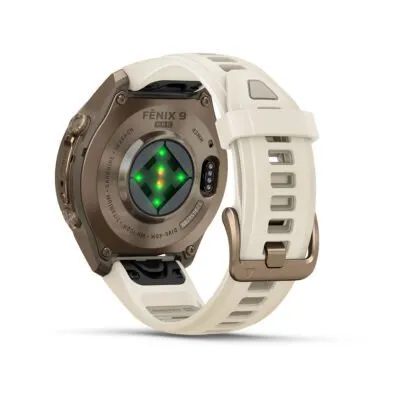 Garmin fēnix 9 Pro inReach 43 mm Autumn Gold Titanium / Cream / French Grey Silicone